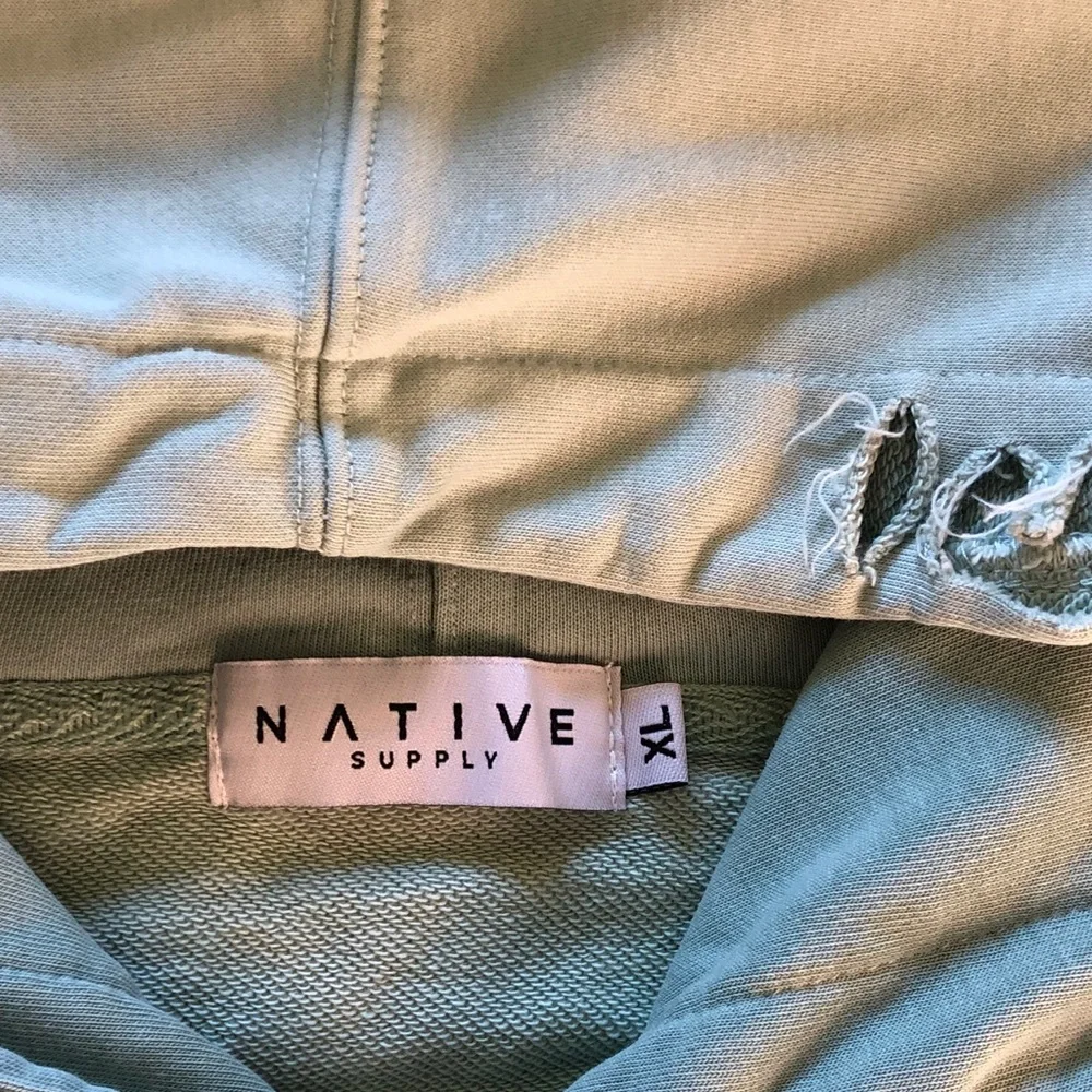 Men's Light Sage Green Hooded Sweatshirt
